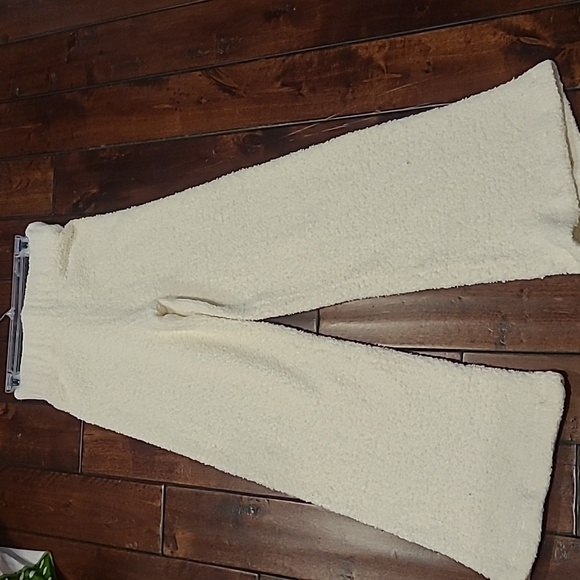 Skims Cozy Cream Wide-Leg Pants Size S/M - Picture 5 of 9